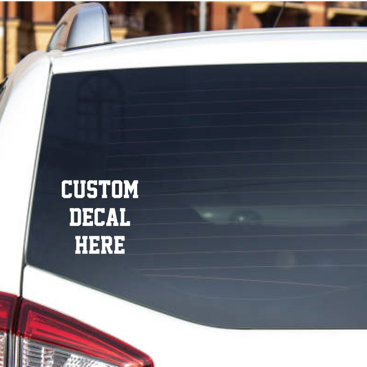 Custom Vinyl Decals